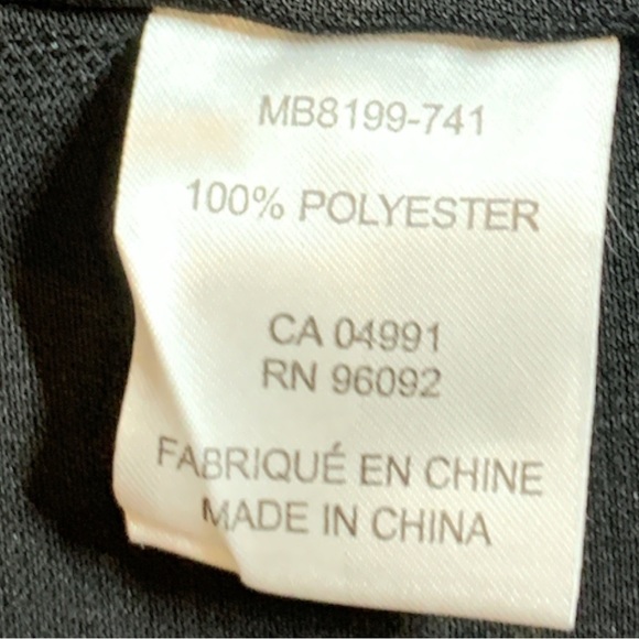 JASMINE & JULIANA Gorgeous Maternity Black Embroidery Long Sleeves Size S - Picture 10 of 12